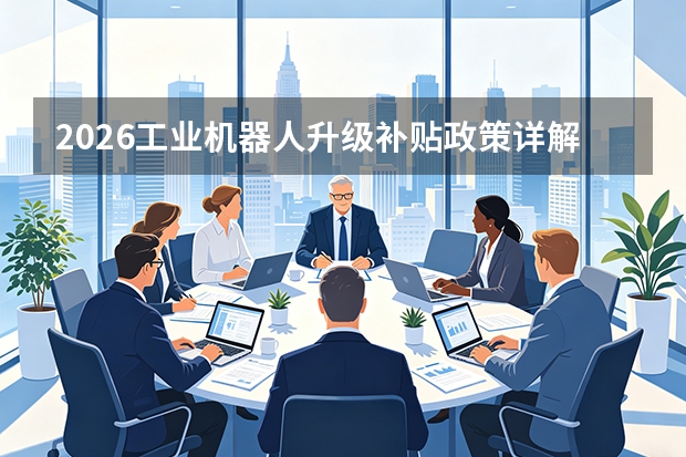 2026工业机器人升级补贴政策详解：制造企业申报指南