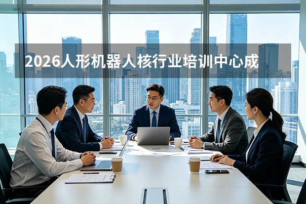 2026人形机器人核行业培训中心成立