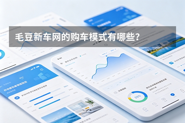 毛豆新车网的购车模式有哪些？