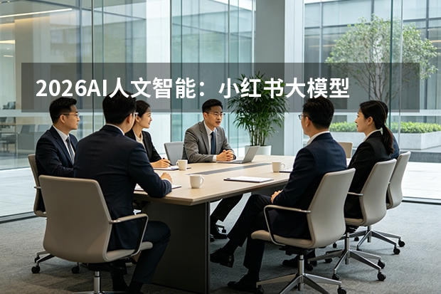 2026AI人文智能：小红书大模型价值观重塑