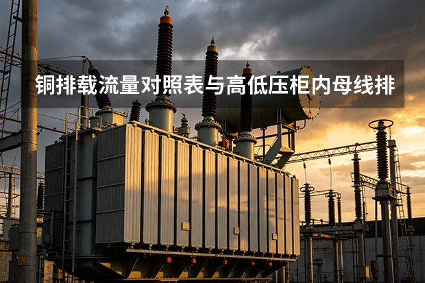 铜排载流量对照表与高低压柜内母线排布规范