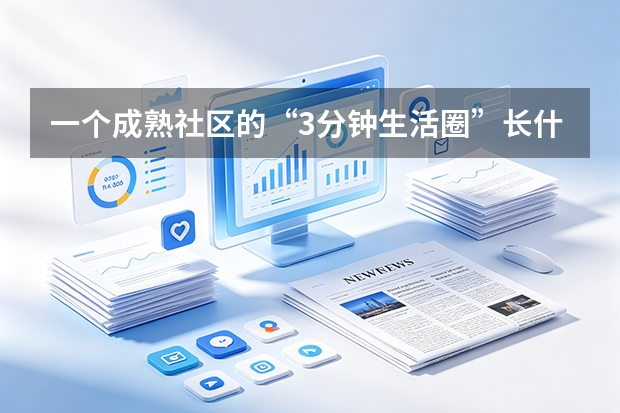 一个成熟社区的“3分钟生活圈”长什么样？从新东升·福园说起