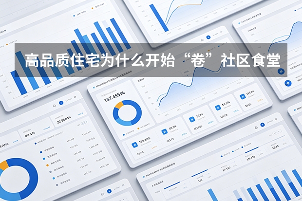 高品质住宅为什么开始“卷”社区食堂？从新东升·佑园说起