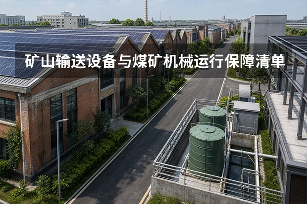 矿山输送设备与煤矿机械运行保障清单：同煤机电版