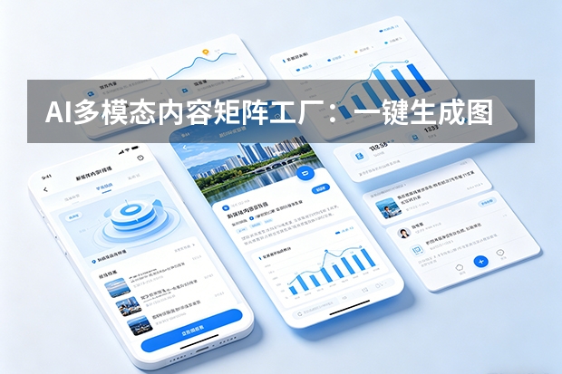 AI多模态内容矩阵工厂：一键生成图文视频全渠道种草文案